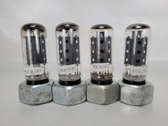 7591 RCA VACUUM TUBES COIN BASE QUAD TEST NOS
