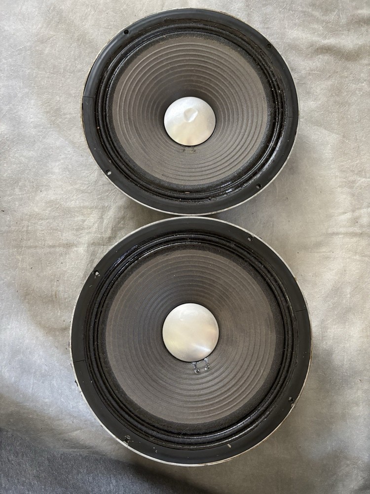 Pair of JBL D123 12” Signature Speakers 16 Ohm James B. Lansing for Repair