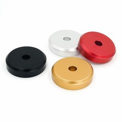 45 Record Adapter Aluminum 45 RPM Adapter for Record Player (Black)