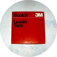 NOS SCOTCH 3M PAPER LEADER TAPE 1000′ / REEL TO REEL TAPE ACCESSORY