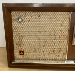 Vintage Mid Century Tube FM AM Radio Panasonic 782B Tweed *Video In Description*