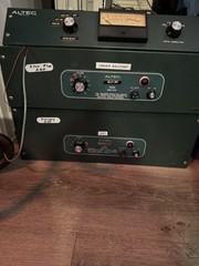ALTEC vintage Audio Gear Lot 1593B, 1594B Power Amps. 1552a Meter Panel TESTED