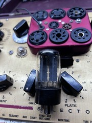 Mullard /Sylvania GZ34 5AR4 Rectifier Tube f32 B4H1. Recently Cal.Hickok Tested.
