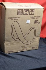 vintage new old stock Infinity RS10 bookshelf speakers woodgrain RS 10 NOS