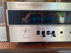 Sherwood S‑7100A Receiver – Recapped, Serviced, Clean Faceplate, Tested