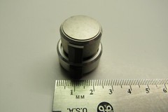 1 ONLY OF 3 TEAC X-300 X-300R 2-PART MIC LINE OUTPUT CONTROL KNOB