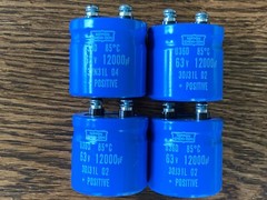 4 New 12000 uf 63v Chemi-Con Capacitors McIntosh MC2120 MC2125 EXACT FIT