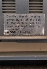 Vtg Realistic Jetstream 12-626 Solid State Radio AM/VHF *Works* [E1 411].