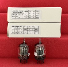 Two GE 6386 Tubes /Amplitrex Tested Balanced / D Get / x3 Mica / Early Type 1956