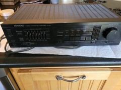 Vintage Kenwood KA-87 Stereo Analog Amplifier TESTED WORKING audio Music