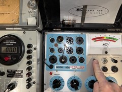 (1) Amperex By Mullard Blackburn LOW NOISE 12AX7 7025 E83CC Tube W/Matched Codes