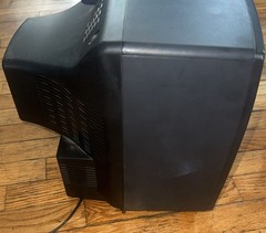 Vintage Sharp 13″ Retro Gaming Color TV 13N-M100B Front AV Tested Working 120 V