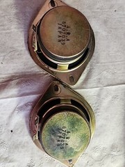 Speakers X2 3 1/2 Inches A.R.A. 6707039 Japan With Original BOX