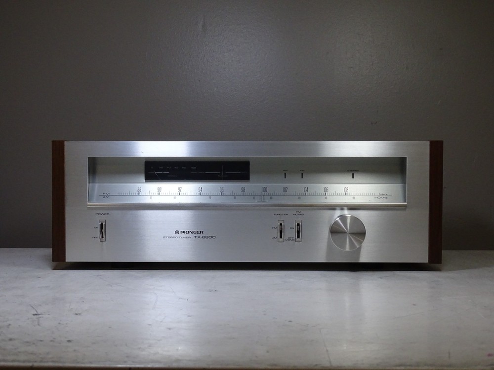 Pioneer TX-6800 Vintage AM/FM Stereo Tuner TX6800 Tested Working Japan