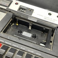 Realistic SCT-14 Stereo Cassette Tape Deck Vintage Parts Repair Powers On 14-848