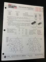 RCA TECH OP AMPS CA3008 CA3015 CA3029 CA3037 CA3010 CA3016 CA3030 CA3038 JB90