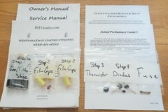 Lafayette KT-550 amplifier rebuild restoration Capacitor Kit repair instruction