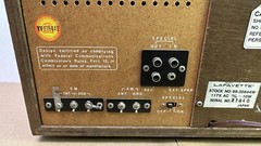 Lafayette AM/FM Plug in Wood Cabinet Tabletop Radio 99-35644W Japan Tested