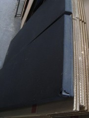 PAIR Fisher STV 873 grill frames with grill cloth for speakers 14×33.5