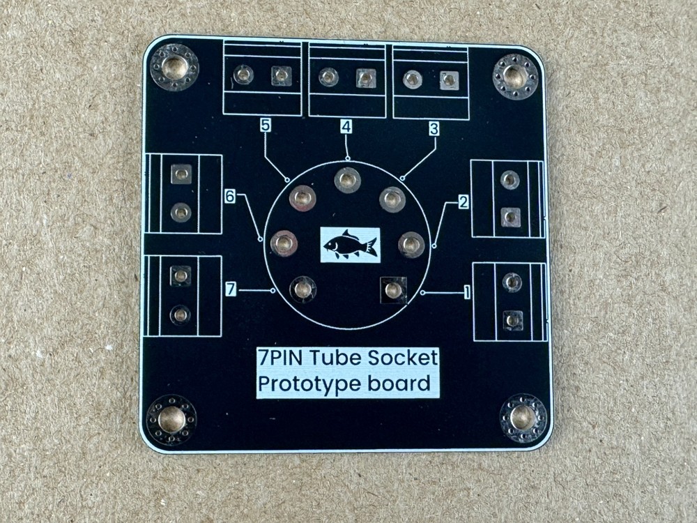 New 7-Pin Vacuum Tube Board Prototype Adapter Socket for DIY Breadboard (Qty)