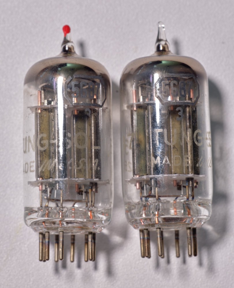 1960 Tung Sol JTL-5687 Perfectly Matched Tubes