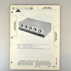Knight KN-700A Stereo Pre-Amplifier SAMS Photofact Service Manual 463-5