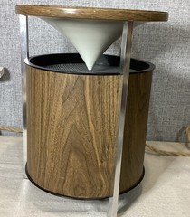 Vintage Zenith Circle of Sound Speaker -Wood Grain / Round / Retro Omni