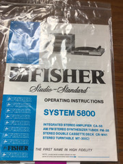 Vintage Fisher Studio-Standard FM-58 Stereo Tuner & CA-58 Amplifier / EQ Combo