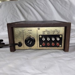 TEAC AN-60 Noise Reduction Unit Dolby System Wood Case UNTESTED Powers On