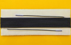 25-Ft Braided Dial String Vintage Radios Clock Weight Cord 0.054″ (1.4mm) Black