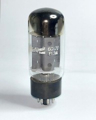 1 pcs. 6CA7/EL34 GE FAT Bottle Audio Output Vacuum tube