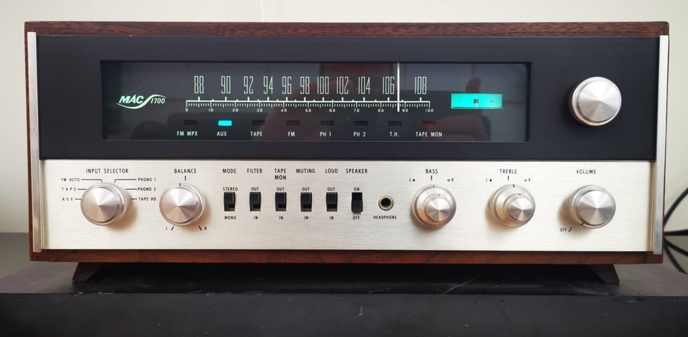 McIntosh MAC 1700 Stereo Receiver (Serviced & Recapped)