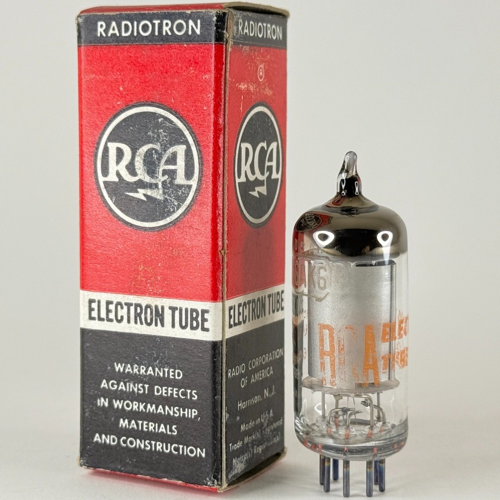 (1) Tested Strong RCA 6AK6 Tube with Box Date Code 6422 Power Amplifier Pentode