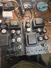 (2) Bogen MO-100A 100 Watt Tube Monoblock Power Amps Untested All Tubes Included