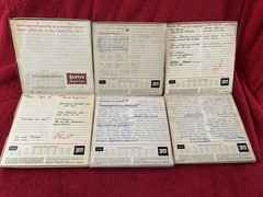 Lot Of 6 SCOTCH 200 Reel To Reel Tapes 7″