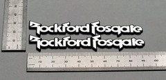 Rockford Fosgate Premium Door Panel & Equipment Badge Emblem Logo With Adhesive