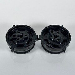 Vintage VIF International Hub Adapter Pair NAB for Reel to Reel Fits Ampex Otari