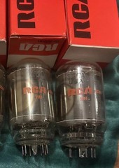 RCA 33GY7A Sweep Tubes NOS NIB Tested Price Per 2 Tubes (1 Pair) Date Matched