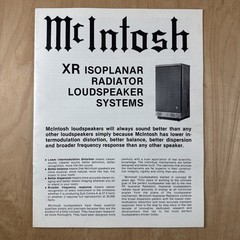 9 McIntosh Sales Brochures MC250 MC300 C29 MA6200 MR74 MC2300 C27 MR78