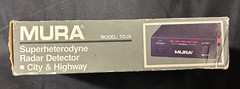 1980S Vintage Mura Superheterodyne Radar Detector Model: TD-74 SEALED BOX SL M3