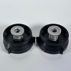 Vintage VIF International Hub Adapter Pair NAB for Reel to Reel Fits Ampex Otari