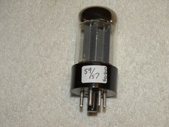 1 x Mullard GZ34/5AR4 Rectifier Tube*FAT BASE*Very Strong & Balanced*1959