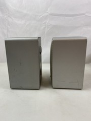 Realistic Minimus-7 Silver Speakers Pair 40-2034 Made In Japan Tested Working