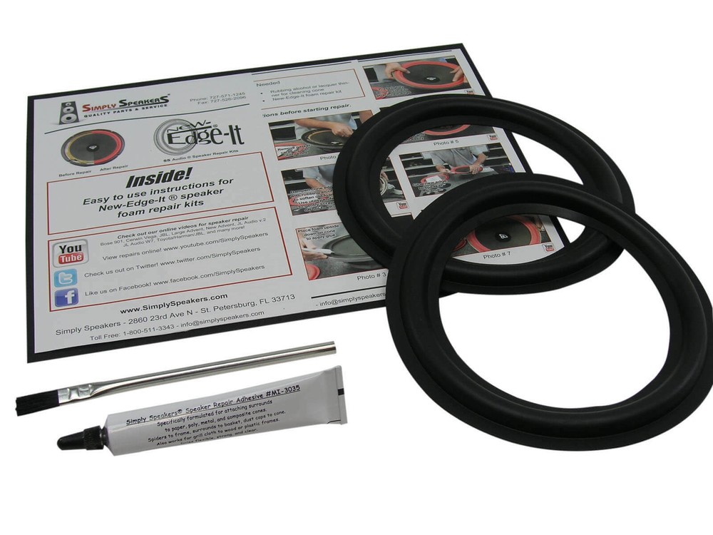 7″ Rubber Edge Speaker Repair Kit RSK-7A (PAIR)