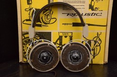 Vintage Realistic LV-10 Headphones w Box 70/80s Radio Shack USA (No Foam) READ