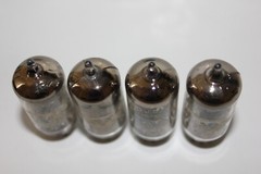 4 X Amperex Bugle Boy 6DJ8 / ECC88 tubes, made in Holland, Tested Excellent (7)
