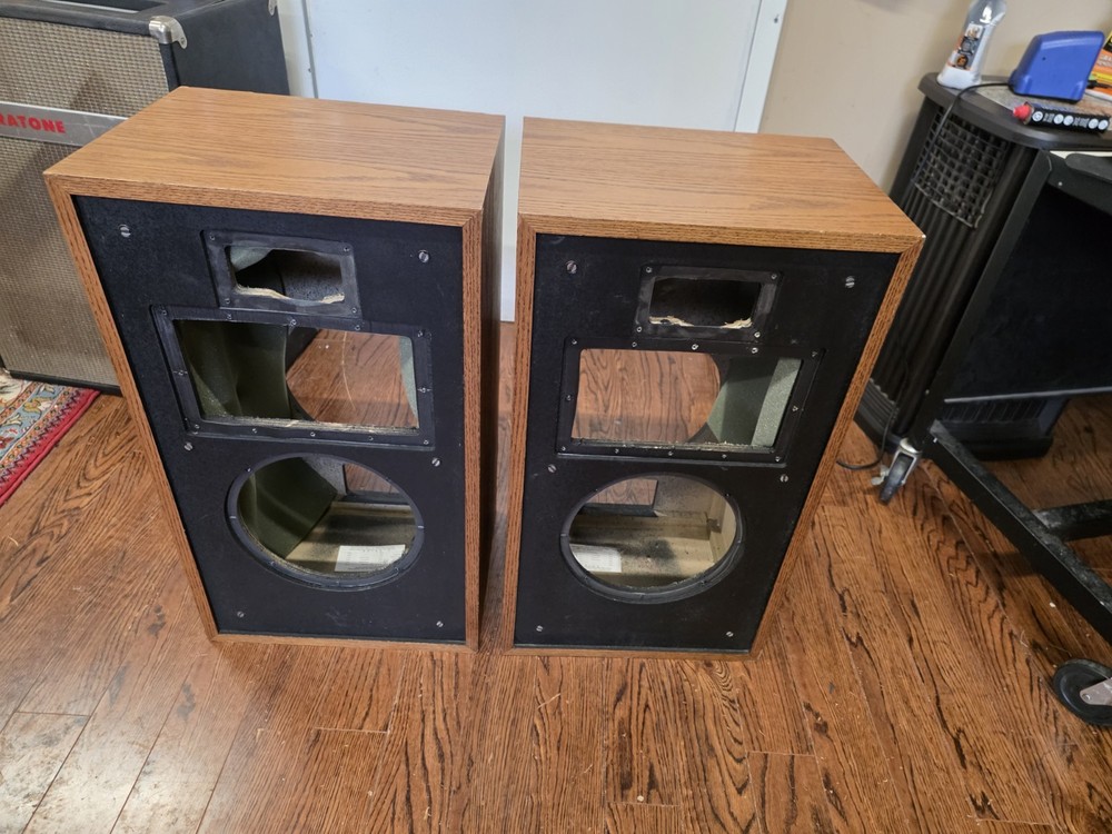 Klipsch Quartet Cabinet Pair Empty 1989