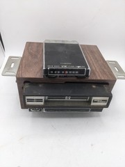 MUNTZ 12 TRACK PLAYS BOTH 4/8 TRACK TAPES WITH FM RADIO CARTRIDGE.