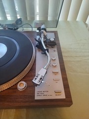 FISHER MT-6225 TURNTABLE WORKING VINTAGE DIRECT DRIVE SEMI AUTO AT CART TESTED