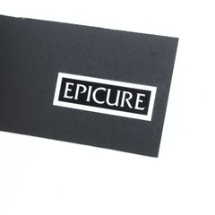 Epicure logo badge Sticker Decal waterproof 39mm(1.54″) X 13mm(0.51″)